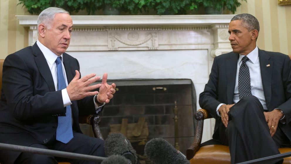 President Barack Obama meets with Israeli Prime Minister Benjamin Netanyahu in the Oval Office of the White House in Washington in this Oct. 1, 2014 file photo.
