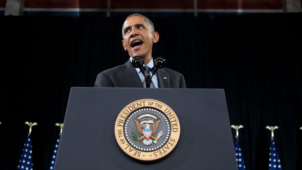 President Barack Obama speaks about immigration Nov. 21, 2014, at Del Sol High School in Las Vegas.