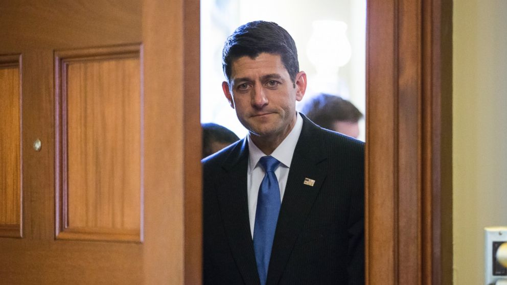 House Speaker Paul Ryan is seen on Capitol Hill in Washington, June 8, 2016.