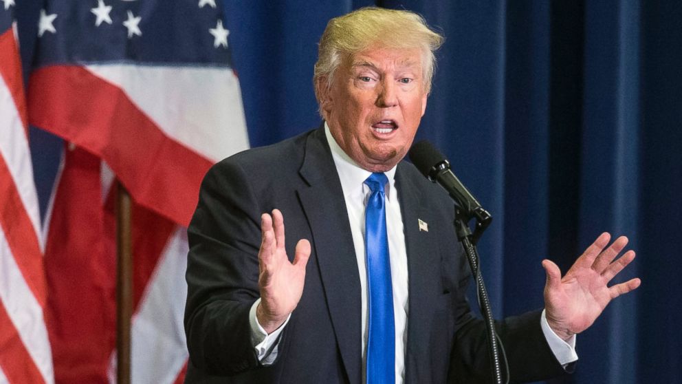 PHOTO: Republican presidential candidate Donald Trump during a campaign stop in Cincinnati, Ohio, July 6, 2016. 
