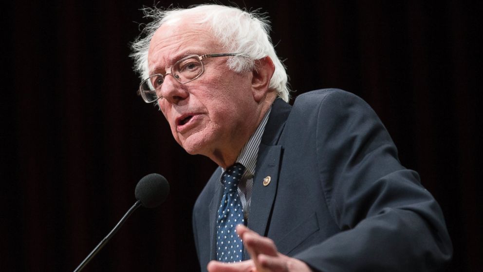 Democratic presidential candidate, Sen. Bernie Sanders, I-Vt, speaks in Hanover, N.H., Jan. 14, 2016. 