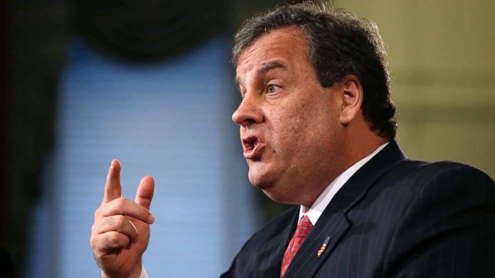 New Jersey Gov. Chris Christie gestures as he speaks during a news conference, Jan. 9, 2014, at the Statehouse in Trenton. 