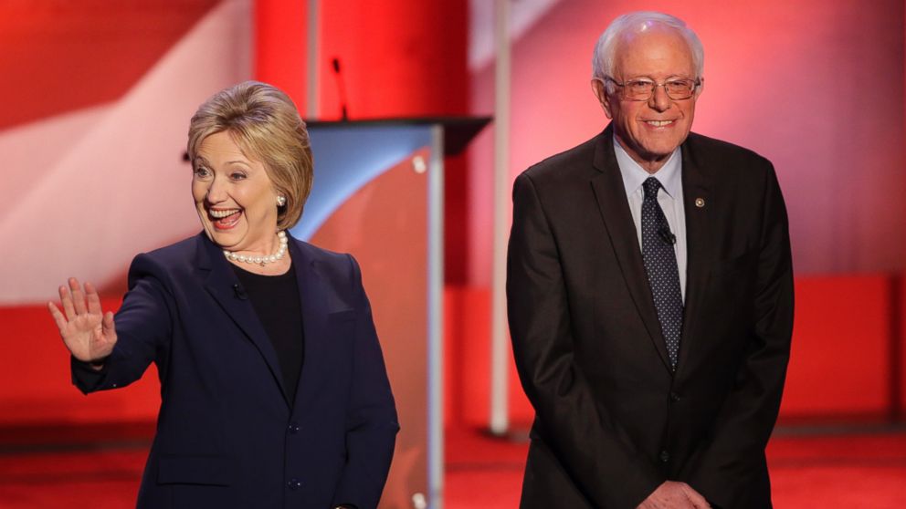 Sanders Clinton Sign Clinton Tells Sanders 'If You Got Something to Say, Say It' - ABC News