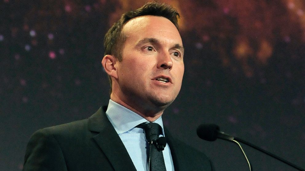 This photo provided by the U.S. Air Force shows Eric Fanning speaking at the 30th Space Symposium Corporate Partnership dinner May 20, 2014, in Colorado Springs, Colo. 