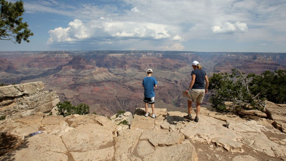A spectacular view is seen from the South Rim at the Grand Canyon National Park, Ariz., Sept. 2, 2009.