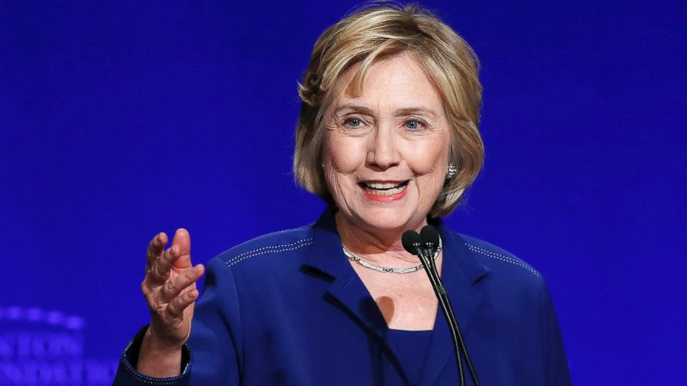 Former Secretary of State and New York Democratic Senator Hillary Clinton speaks at a student conference for the Clinton Global Initiative University at Arizona State University, March 21, 2014, in Tempe, Ariz.