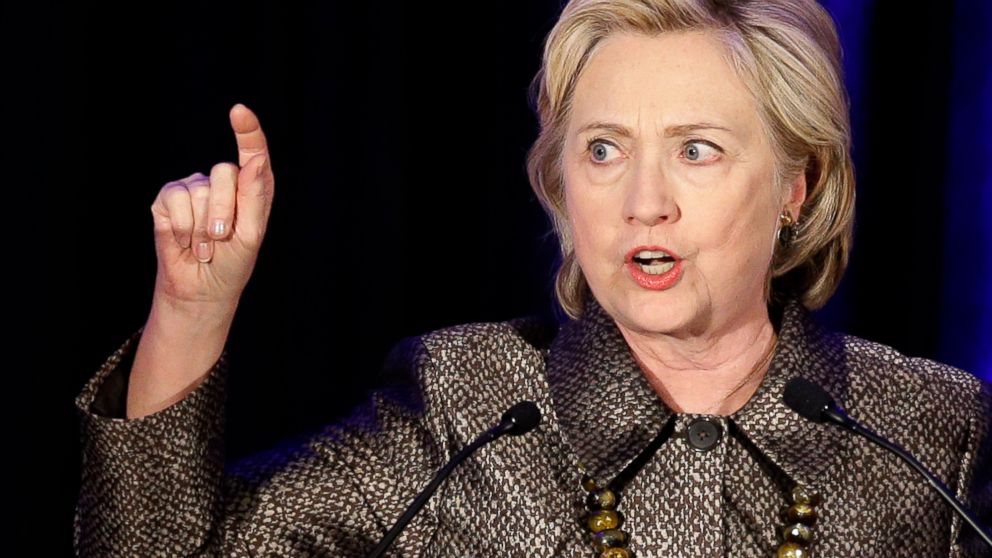 Hillary Clinton speaks during the 2015 National Immigration Integration Conference in New York, Dec. 14, 2015.