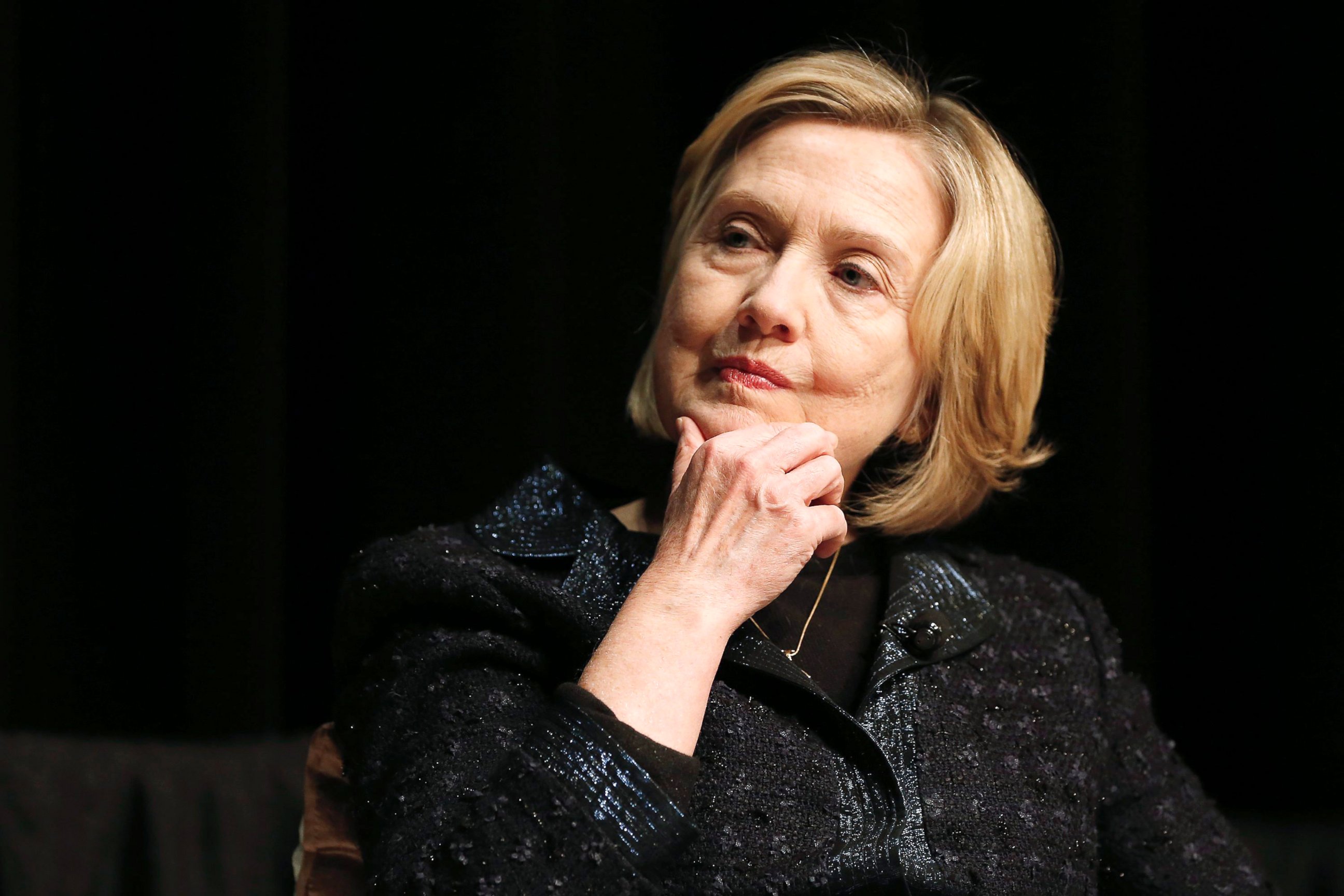 PHOTO: Former U.S. Secretary of State Hillary Rodham Clinton at a Winnipeg Chamber of Commerce luncheon in Winnipeg, Canada, Jan. 21, 2015.