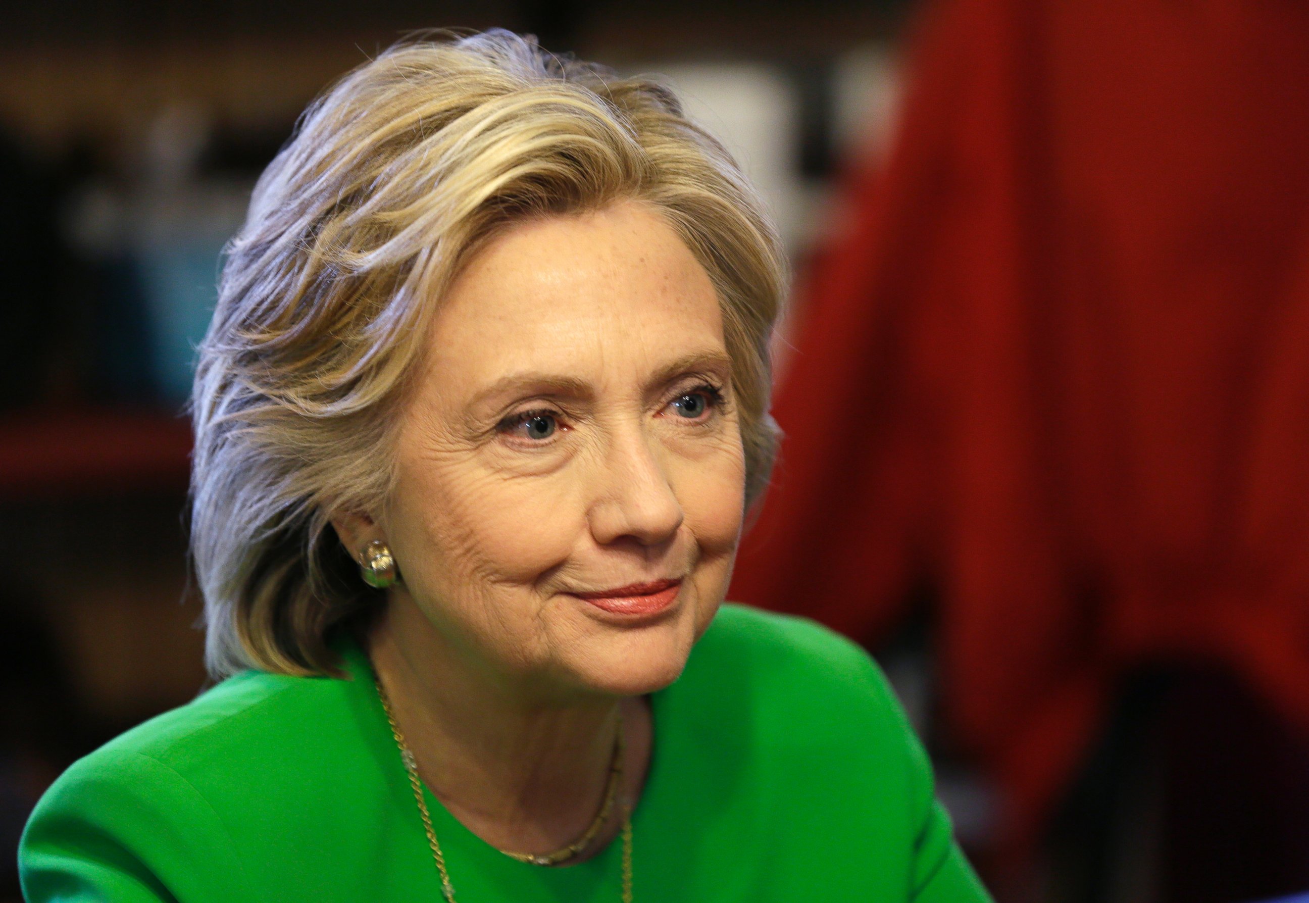 PHOTO: Democratic presidential candidate Hillary Rodham Clinton 