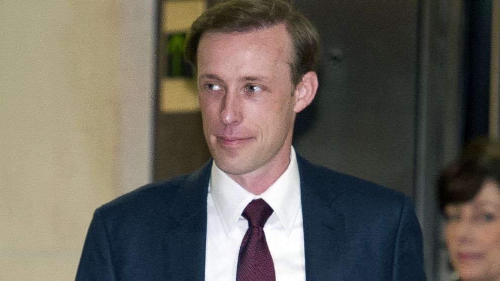 Former Hillary Clinton aide Jake Sullivan arrives to be interviewed before a House panel on the Benghazi investigation on Capitol Hill in Washington, Sept. 4, 2015. 