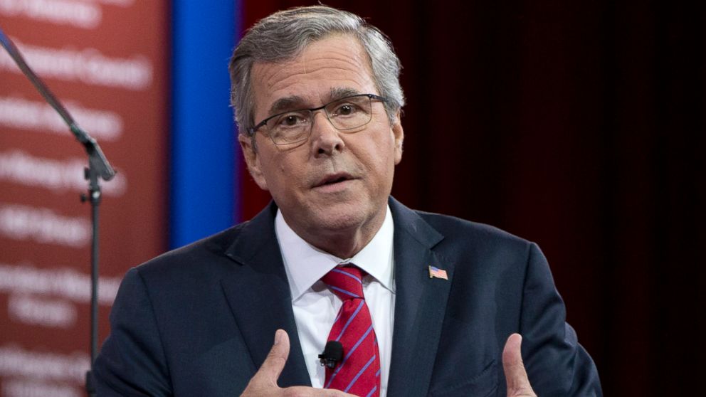 Former Florida Gov. Jeb Bush speaks during the Conservative Political Action Conference (CPAC) in National Harbor, Md., Feb. 27, 2015.