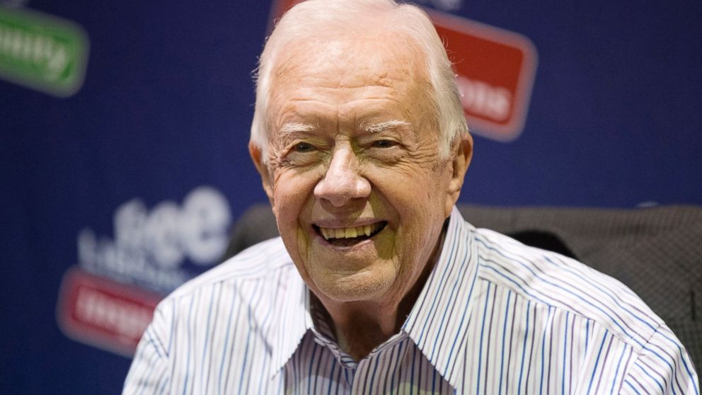 PHOTO: Former president Jimmy Carter is seen in Philadelphia, July 10, 2015. 