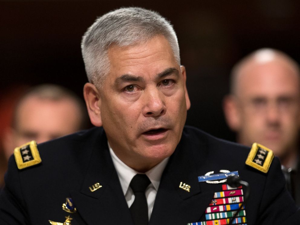 PHOTO: U.S. Forces-Afghanistan Resolute Support Mission Commander Gen. John Campbell testifies on Capitol Hill in Washington, Oct. 6, 2015, before the Senate Armed Services Committee.