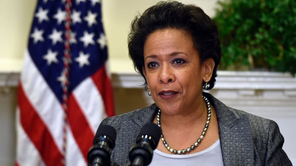 U.S. Attorney Loretta Lynch speaks in the Roosevelt Room of the White House in Washington, Nov. 8, 2014, after President Barack Obama nominated her to be the next Attorney General succeeding Eric Holder. 
