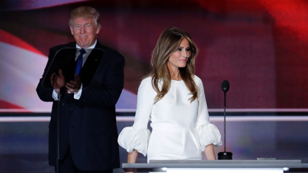 Melania Trump Takes the Stage and Sings Donald's Praises at the RNC