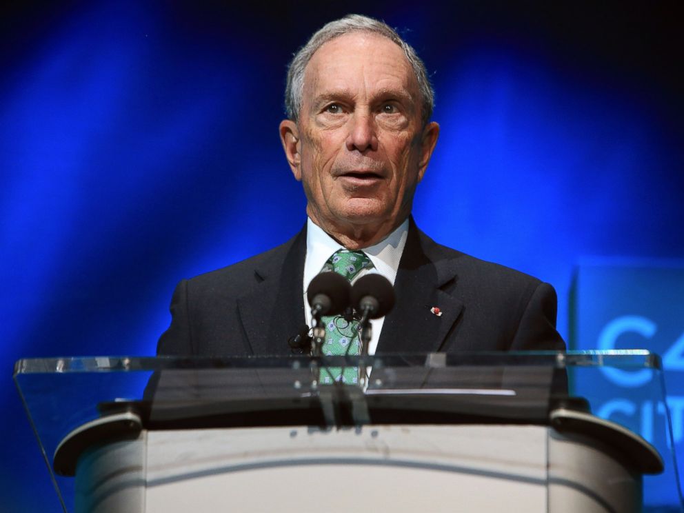 PHOTO: Michael Bloomberg speaks during the C40 cities awards ceremony, Dec. 3, 2015, in Paris.