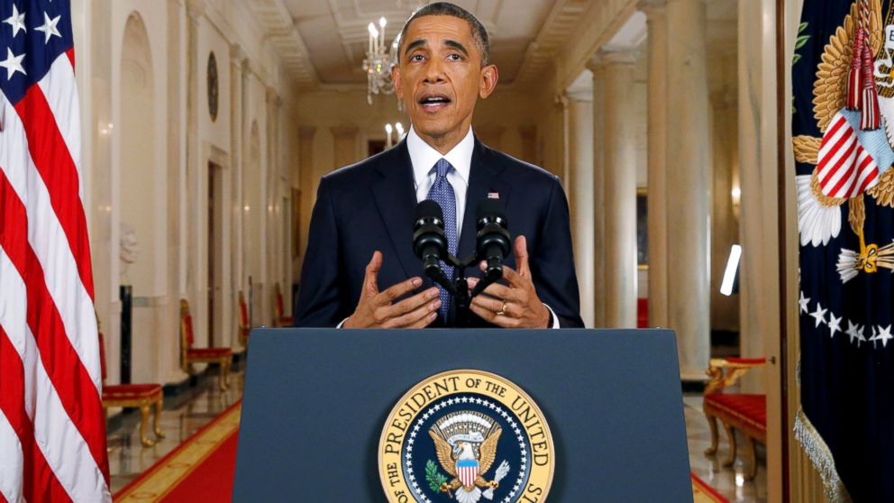 PHOTO: President Barack Obama speaks during a nationally televised address from the White House in Washington, Nov. 20, 2014.