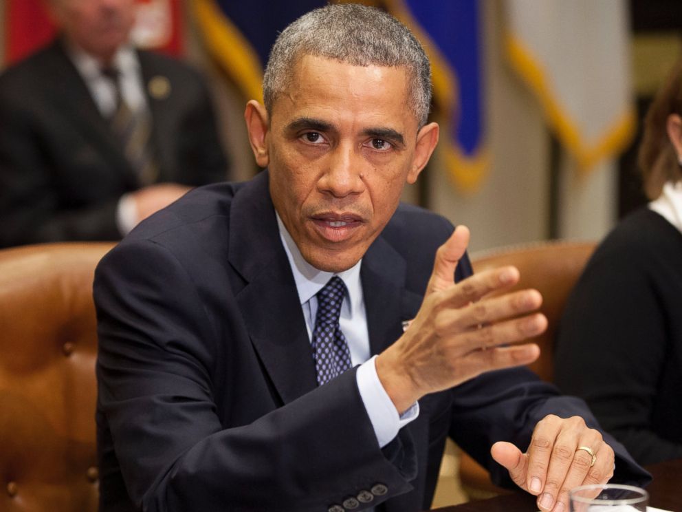 PHOTO: President Barack Obama speaks in the Roosevelt Room of the White House in Washington, Nov. 18, 2014.