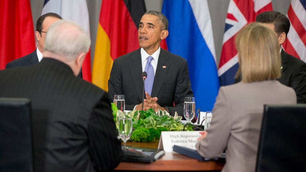 President Barack Obama speaks at a meeting of  the Nuclear Security Summit in Washington, April 1, 2016.