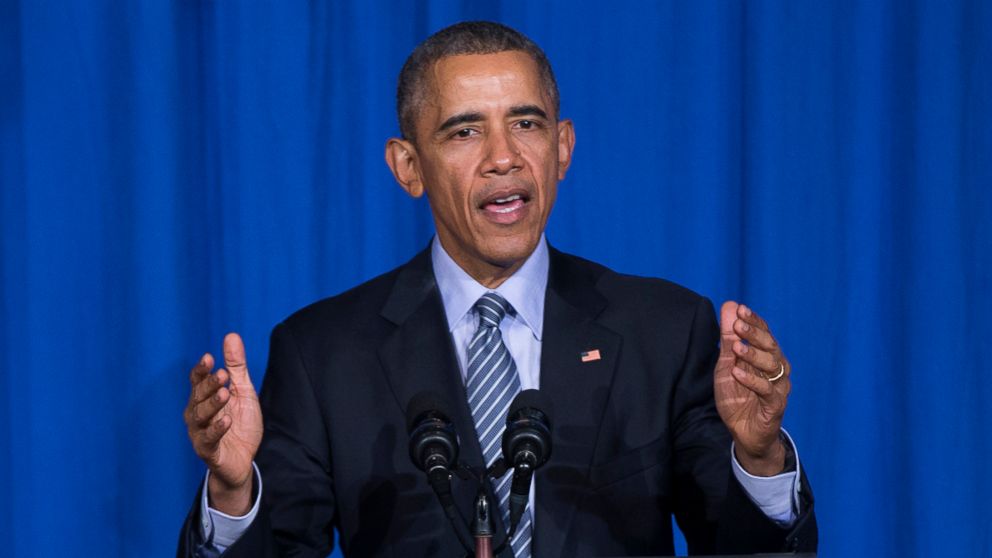 President Barack Obama speaks during an Organizing for Action event, Nov. 9, 2015, in Washington.