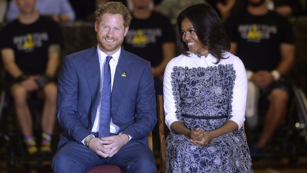 VIDEO: Prince Harry Meets President Obama for the First Time