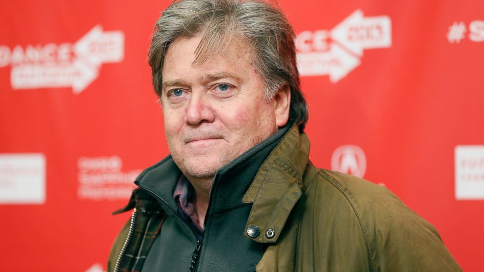 Executive Producer Stephen Bannon poses at the premiere of "Sweetwater" during the 2013 Sundance Film Festival in Park City, Utah.