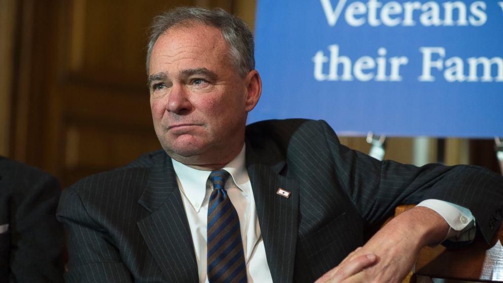 PHOTO: Sen. Tim Kaine attends a news conference, June 9, 2016. 