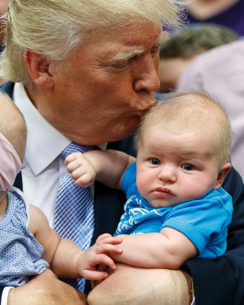 Donald Trump Wants You To Know That He Really Loves Babies Abc News