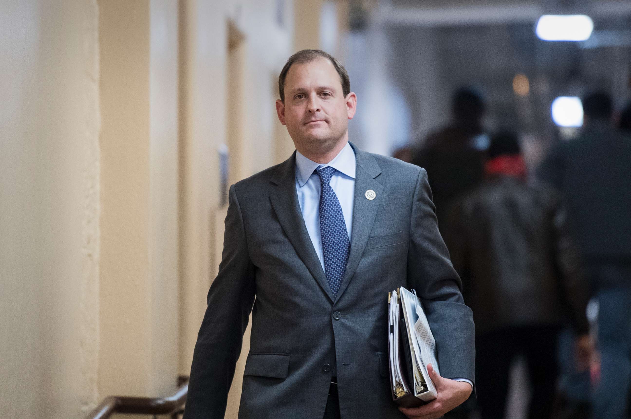 PHOTO: Rep. Andy Barr arrives for the House Republican Conference meeting in the Capitol, Jan. 9, 2018, in Washington, D.C.