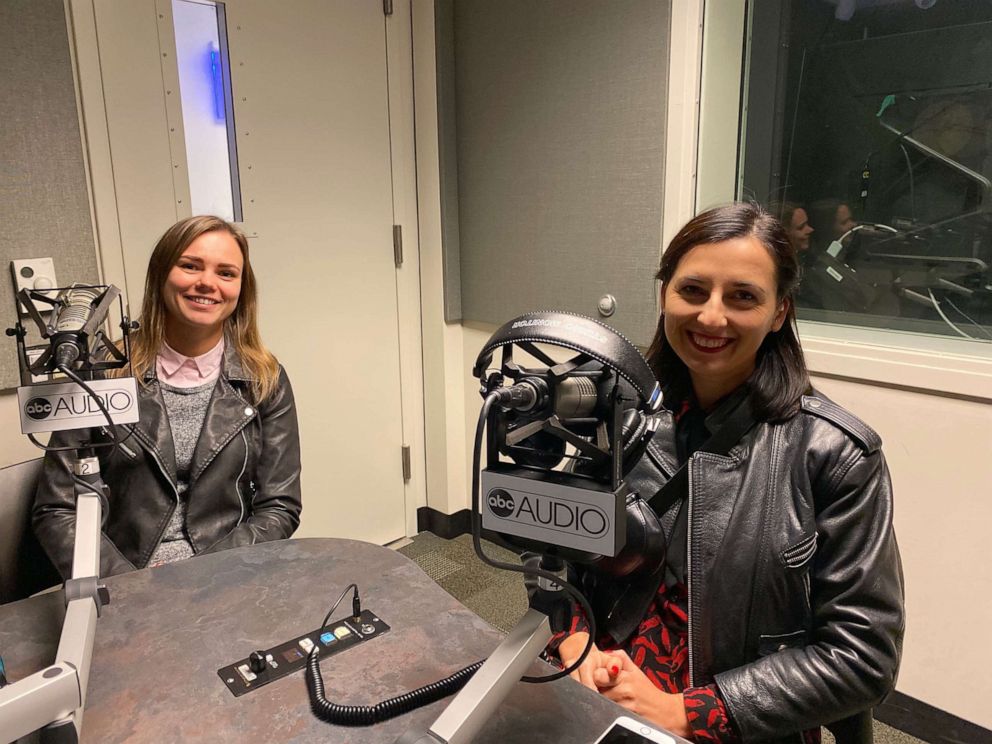 PHOTO: Anna Babinets (left) and Nastya Stanko (right) recently spoke to ABC News' "The Investigation" podcast after receiving the International Women’s Media Foundation's Courage in Journalism award.