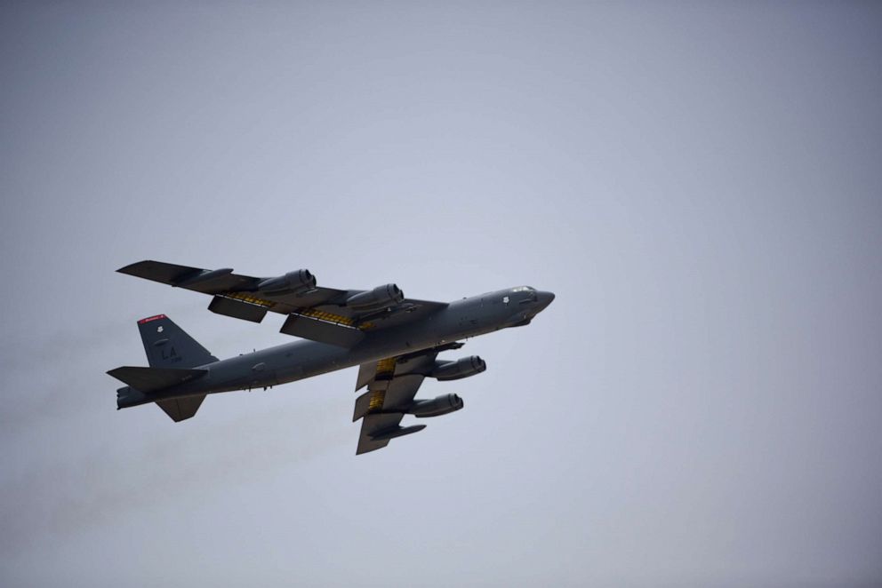 Chinese fighter jet nearly collides with American B-52 bomber over South  China Sea: US officials - ABC News