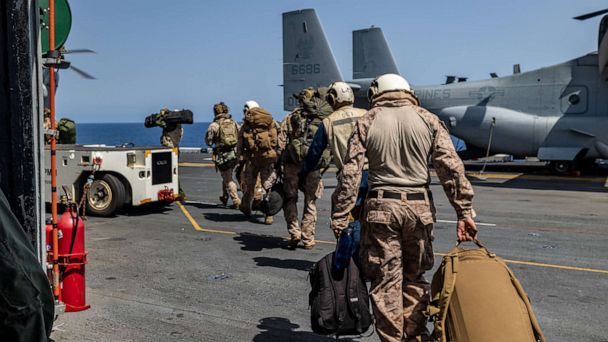 Thousands of Marines and sailors deploy to Middle East to deter Iran from seizing ships
