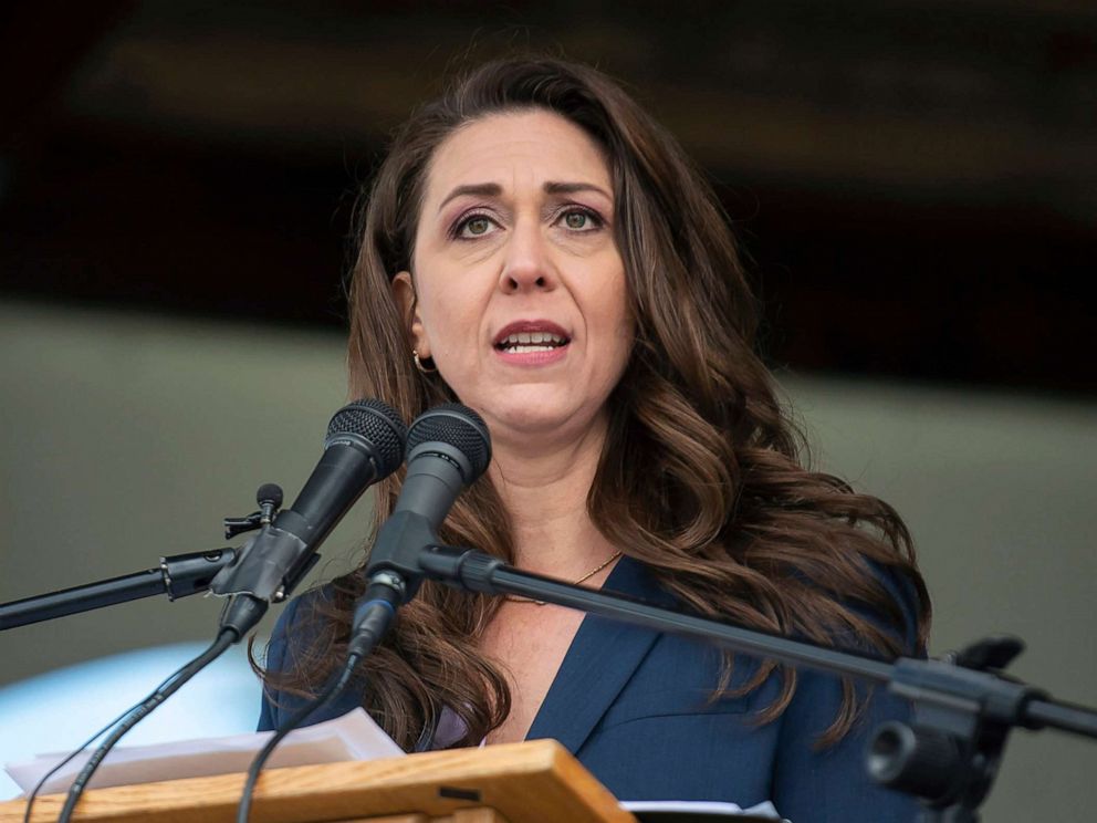 PHOTO: Rep. Jaime Herrera Beutler, speaks at an event on May 30, 2022, in Vancouver, Wash.