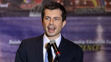 PHOTO: Democratic presidential candidate and South Bend, Ind., Mayor Pete Buttigieg addresses the Rainbow PUSH Coalition Annual International Convention in Chicago, July 2, 2019. 