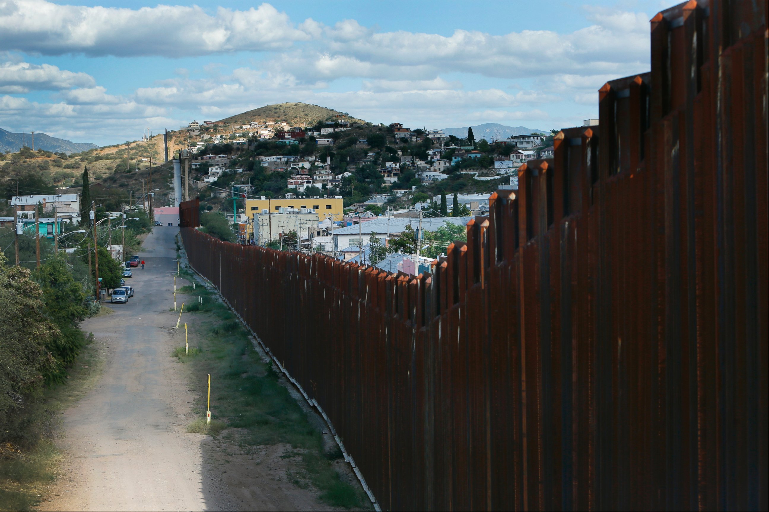 PHOTO: The USA Mexico border as seen from Nogales, Ariz., Sept. 27. 2013.