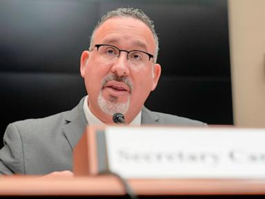Education Secretary Cardona condemns antisemitism at House hearing