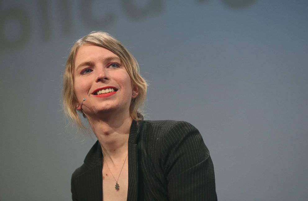 PHOTO: Whistleblower and activist Chelsea Manning, speaks at the annual re:publica conferences on their opening day on May 2, 2018 in Berlin.