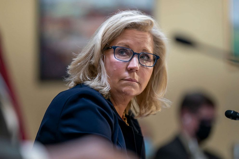 PHOTO: Vice Chair Liz Cheney of the House panel investigating the Jan. 6 Capitol insurrection, Dec. 14, 2021. 