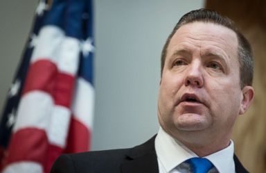 PHOTO: Chairman of Prince William County Board, Corey Stewart, talks about his platform to fix Americas illegal alien, Jan. 18, 2018 in Woodbridge, Va.