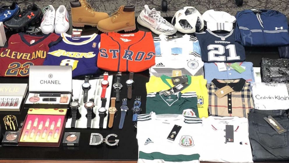 PHOTO: Department of Homeland Security investigators, who track fraudulent transactions, have confiscated more than half a billion in counterfeit goods in the past year, leading to hundreds of arrests and convictions.