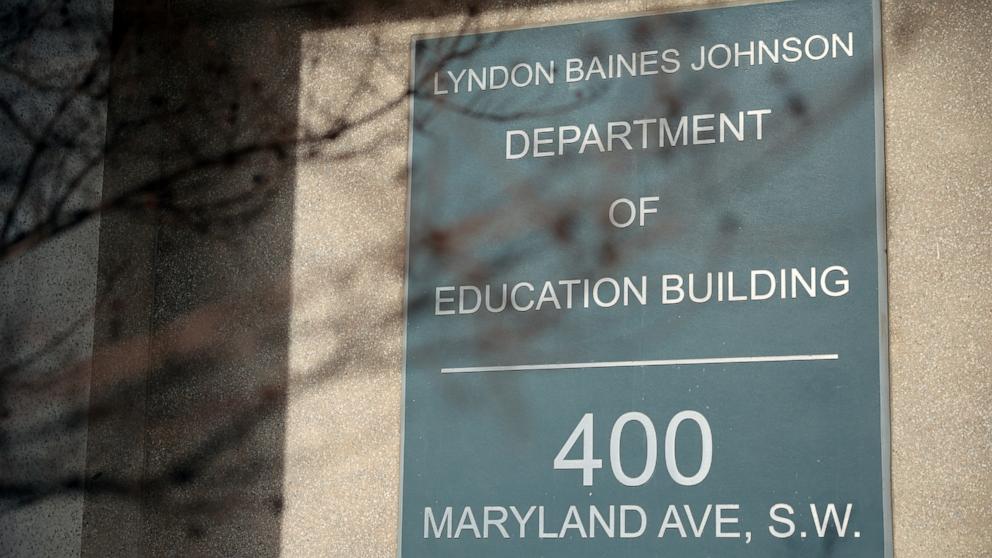 PHOTO: The Lyndon Baines Johnson Department of Education Building is seen in Washington, DC, Feb. 07, 2025.