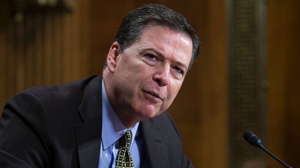FBI Director James Comey testifies before the Senate Judiciary Committee hearing on 'Oversight of the Federal Bureau of Investigation.' on Capitol Hill, May 3,2017.