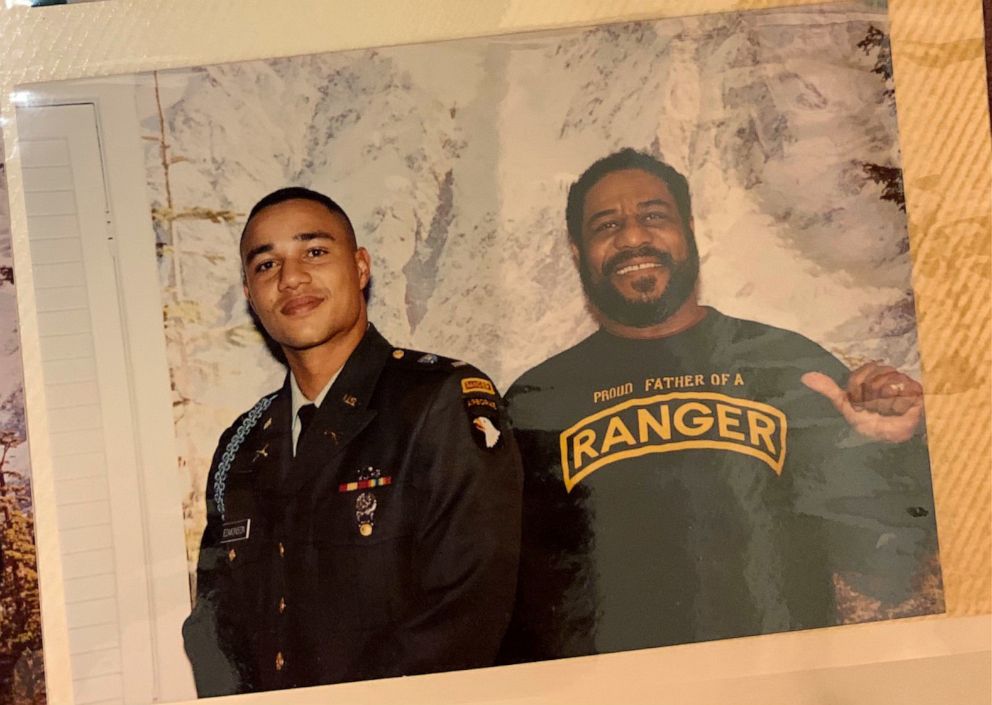 PHOTO:  Maj. Gen. Robert Edmonson II and his adoptive father Robert E. Edmonson
in this photo provided by the Edmonson family