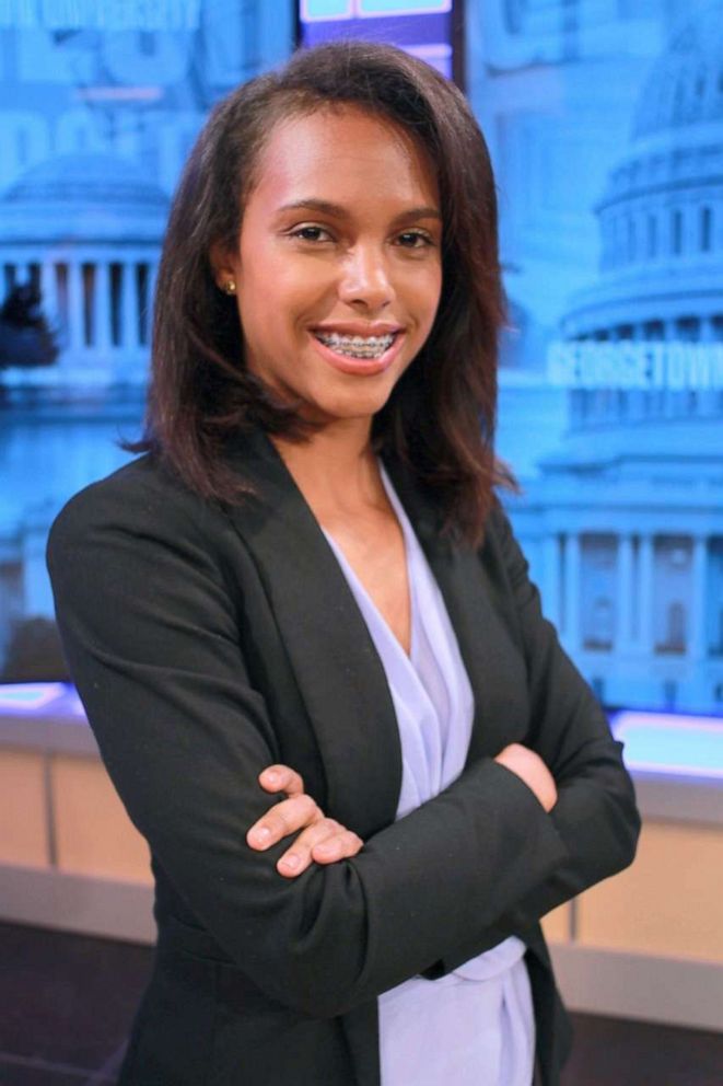 PHOTO: Elizabeth Thomas, above, is a graduating masters student at Georgetown University studying journalism.