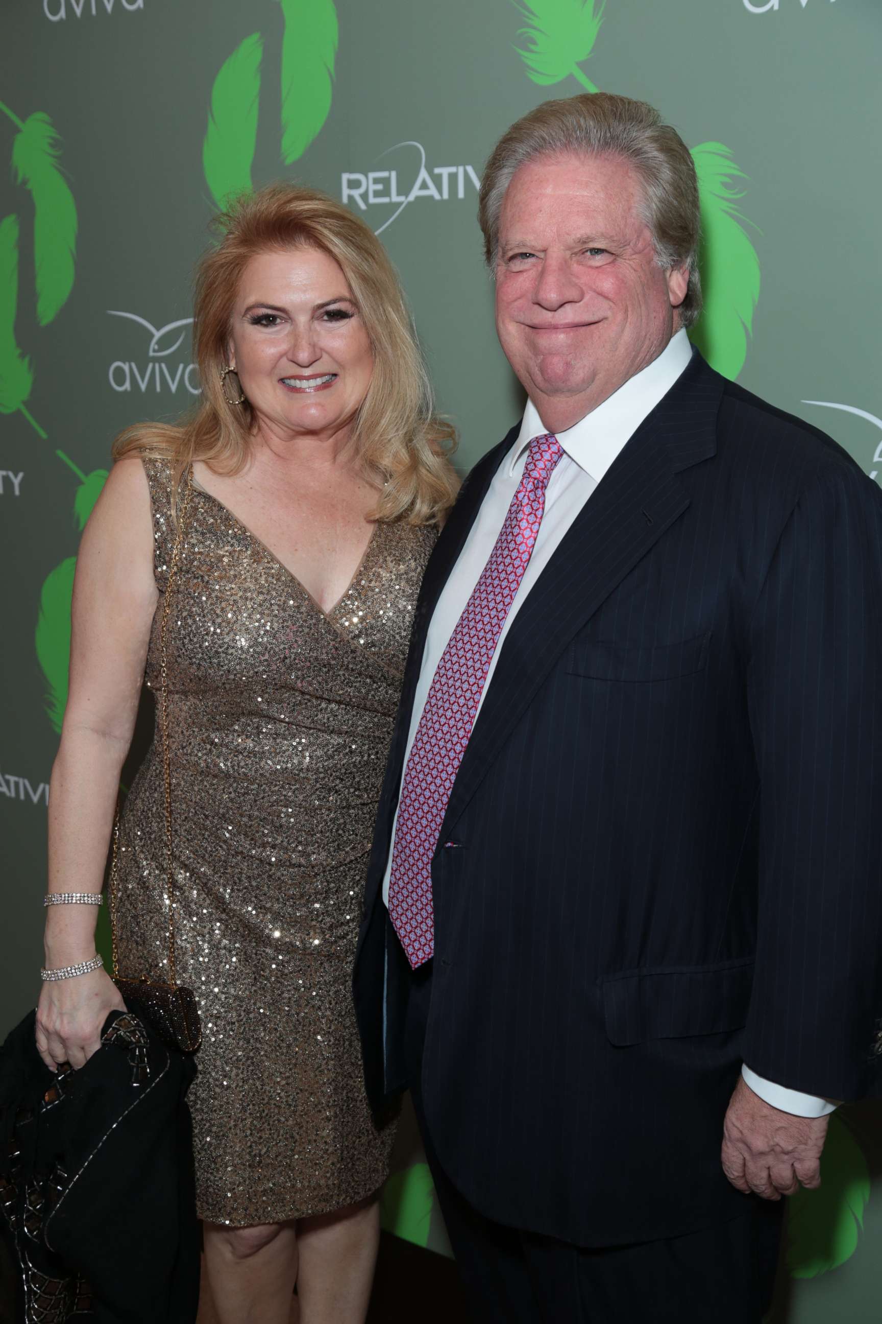 PHOTO: Robin Broidy and Elliot Broidy arrive as Aviva Family and Children's Services celebrates their 100th anniversary in Los Angeles on May 9, 2015.