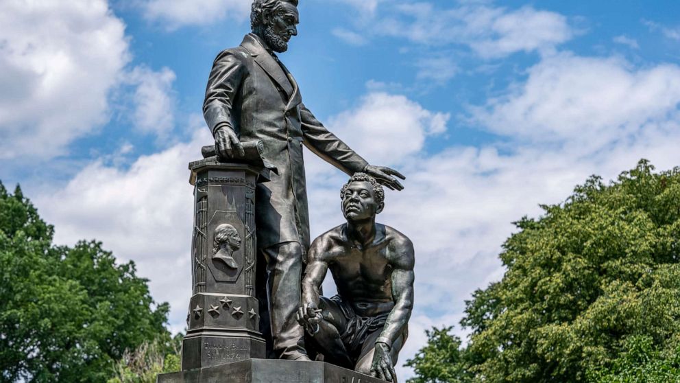 Why The Emancipation memorials have been the site of protests