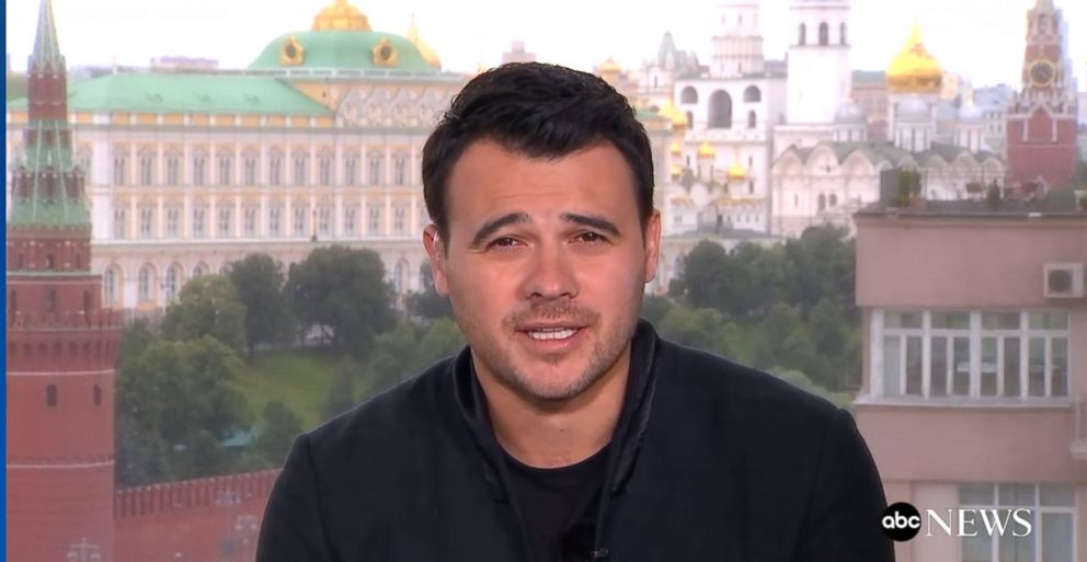 PHOTO: George Stephanopoulos interviewed Emin Agalarov, who helped arrange a key meeting at Trump Tower between high-ranking members of the Trump campaign and Russians.