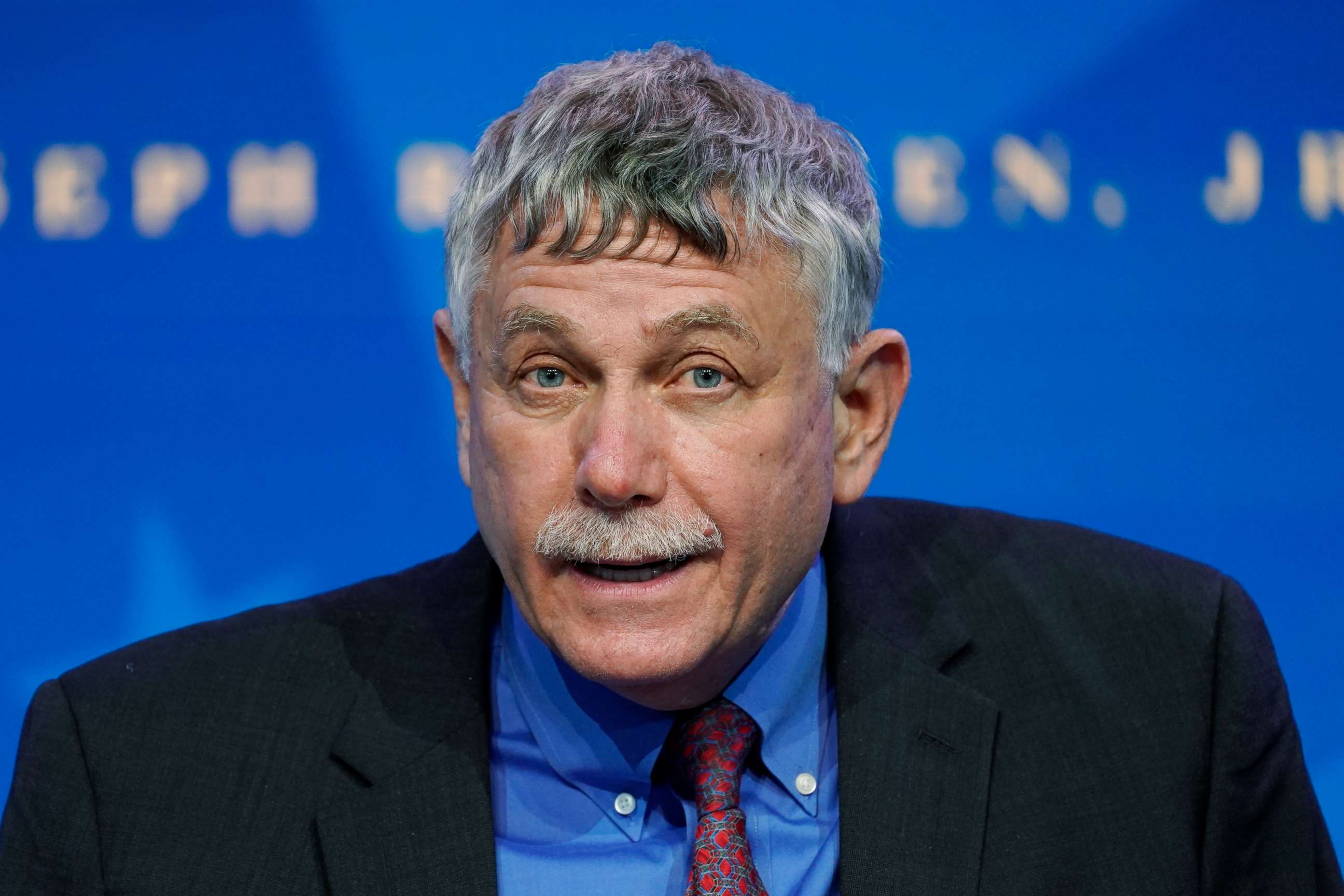 PHOTO: FILE - Dr. Eric Lander speaks during an event at The Queen theater in Wilmington, Del., Jan. 16, 2021. Lander has resigned after the White House confirmed that an internal investigation found credible evidence that he mistreated his staff. 