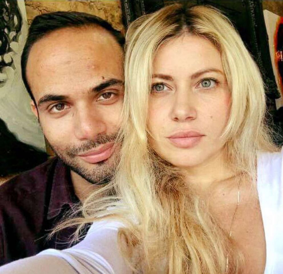 PHOTO: George Papadopoulos poses with his fiancee, Simona Mangiante.