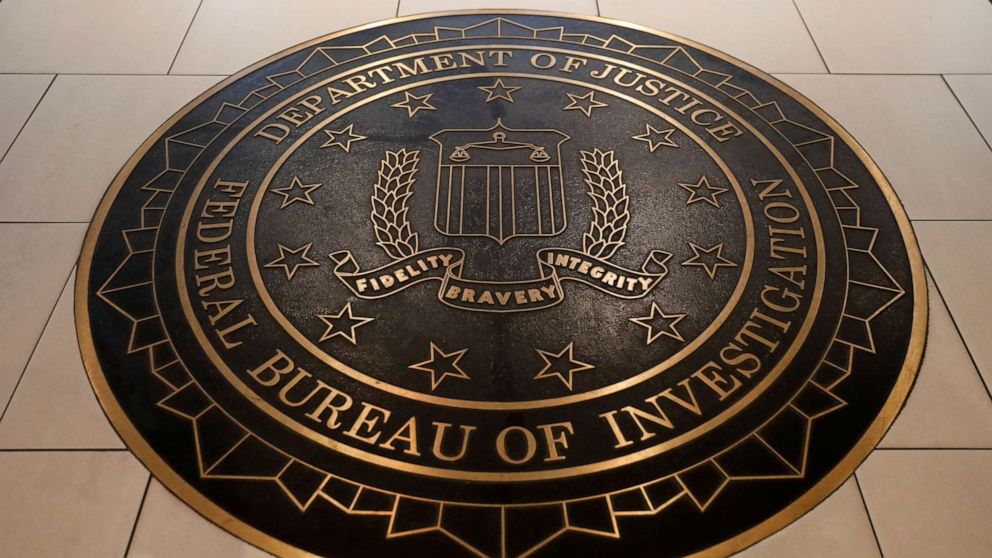 PHOTO: The Federal Bureau of Investigation seal is seen at FBI headquarters in Washington, D.C., June 14, 2018.